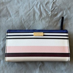 Kate Spade Shore Street Berber Strip wallet